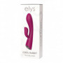 Vibratore rabbit doppio dildo vibrante vaginale clitoride in silicone realistico