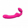 Vibratore indossabile doppio dildo vibrante anale vaginale fallo plug strap on