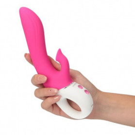 Vibratore rabbit in silicone reale dildo vibrante vaginale con succhia clitoride