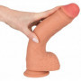 Fallo MAXI dildo in silicone realistico vaginale anale pene finto con ventosa XL