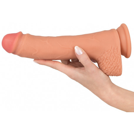 Fallo MAXI dildo in silicone realistico vaginale anale pene finto con ventosa XL