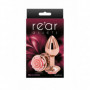 Plug butt anale piccolo con Rosa mini dildo in metallo dilatatore indossabile
