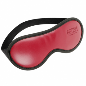 Maschera occhi bdsm sexy mascherina accessorio sadomaso fetish mask bondage red