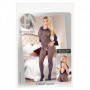 Tutina erotica donna set catsuit a rete fishnet intimo aperto bodystocking sexy