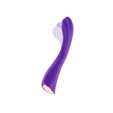 Vibratore punto G dildo liscio vibrante vaginale fallo in silicone realistico