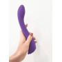 Vibratore punto G dildo liscio vibrante vaginale fallo in silicone realistico