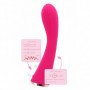 Vibratore liscio vaginale fallo vibrante anale dildo in silicone realistico rosa