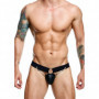 Slip erotico uomo in eco pelle DNGEON Chain Jockstrap