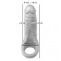 Dildo realistico indossabile con anello fallico pene finto vaginale anale grosso