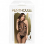 Tutina sexy in pizzo bodystocking a rete nera fishnet intimo donna aperto dietro