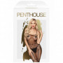 Tutina erotica aperta dietro bodystocking a rete lingerie hot donna sexy catsuit