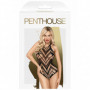 Body a rete nero trasparente abbigliamento intimo erotico donna lingerie sexy