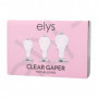 Plug anale trasparente kit mini maxi butt dilatatore indossabile set dildo clear