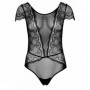 Body in pizzo intimo a rete trasparente lingerie sexy donna bodysuit con strass