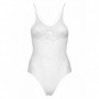 Body in pizzo bianco intimo donna erotico lingerie sexy trasparente bodysuit hot