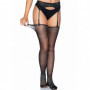 Collant erotico con brillantini e reggicalze Garter belt and stockings set