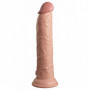 Fallo in silicone realistico Dual Density dildo con ventosa vaginale pene anale