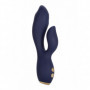 Vibratore vaginale anale in silicone doppio dildo vibrante clitoride morbido sex