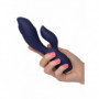 Vibratore vaginale anale in silicone doppio dildo vibrante clitoride morbido sex