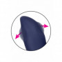 Vibratore vaginale anale in silicone doppio dildo vibrante clitoride morbido sex