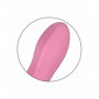 Vibratore doppio in silicone dildo liscio vibrante stimola clitoride vaginale