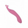 Vibratore doppio in silicone dildo liscio vibrante stimola clitoride vaginale