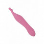 Vibratore doppio in silicone dildo liscio vibrante stimola clitoride vaginale