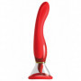 Vibratore punto G in silicone pompa con lingua stimolatore vaginale e clitoride