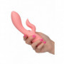 Vibratore vaginale per punto G dildo vibrante stimolatore clitoride in silicone