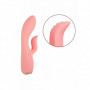 Vibratore vaginale per punto G dildo vibrante stimolatore clitoride in silicone