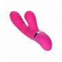 Vibratore vaginale succhia clitoride in silicone dildo liscio vibrante doppio