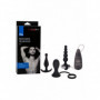 Kit anale plug butt uomo stimolatore prostata set mini dildo massaggiatore nero