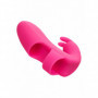 Vibratore da dito rabbit mini dildo liscio vibrante in silicone vagina clitoride