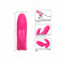 Vibratore da dito rabbit mini dildo liscio vibrante in silicone vagina clitoride