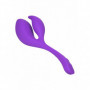 Vibratore vaginale doppio in silicone stimolatore vibrante anale clitoride donna