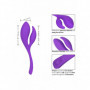 Vibratore vaginale doppio in silicone stimolatore vibrante anale clitoride donna
