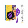 Vibratore vaginale doppio in silicone stimolatore vibrante anale clitoride donna