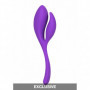 Vibratore vaginale doppio in silicone stimolatore vibrante anale clitoride donna
