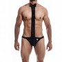 Perizoma uomo sexy sospensorio tanga erotico con cravatta in pizzo jockstrap hot