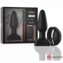 Vibratore anale in silicone butt plug dilatatore vibrante indossabile midi dildo