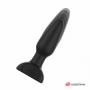 Vibratore anale in silicone butt plug dilatatore vibrante indossabile midi dildo