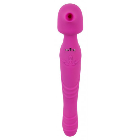 vibratore clitoride vaginale ricaricabile morbido silicone rosa flessibile donna