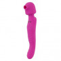 vibratore clitoride vaginale ricaricabile morbido silicone rosa flessibile donna