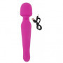 vibratore clitoride vaginale ricaricabile morbido silicone rosa flessibile donna