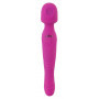 vibratore clitoride vaginale ricaricabile morbido silicone rosa flessibile donna