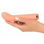 Vibratore per punto G in silicone realistico mini dildo vibrante liscio vaginale