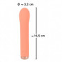 Vibratore per punto G in silicone realistico mini dildo vibrante liscio vaginale