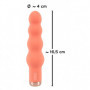 Vibratore a sfere in silicone mini dildo vibrante vaginale e anale fallo piccolo