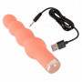 Vibratore a sfere in silicone mini dildo vibrante vaginale e anale fallo piccolo