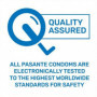 Preservativi aromatizzati in lattice 144 condom pasante profilattici lubrificati
